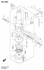 DF9.9B From 00995F-610001 (P03)  2016 drawing TILT CYLINDER (DF15ATH:P03)