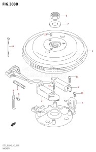 DT25 From 02503K-210001 (P36-)  2012 drawing MAGNETO (DT30:P40)