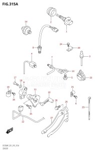 DF150AP From 15003P-910001 (E01 E40)  2019 drawing SENSOR