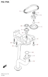 DF250Z From 25003Z-240001 (E11 E40)  2022 drawing OIL PUMP