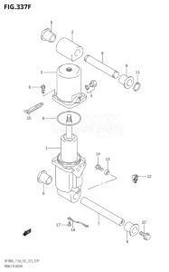 10003F-410001 (2014) 100hp E01 E40-Gen. Export 1 - Costa Rica (DF100AT  DF100BT) DF100A drawing TRIM CYLINDER (DF115AZ:E40)