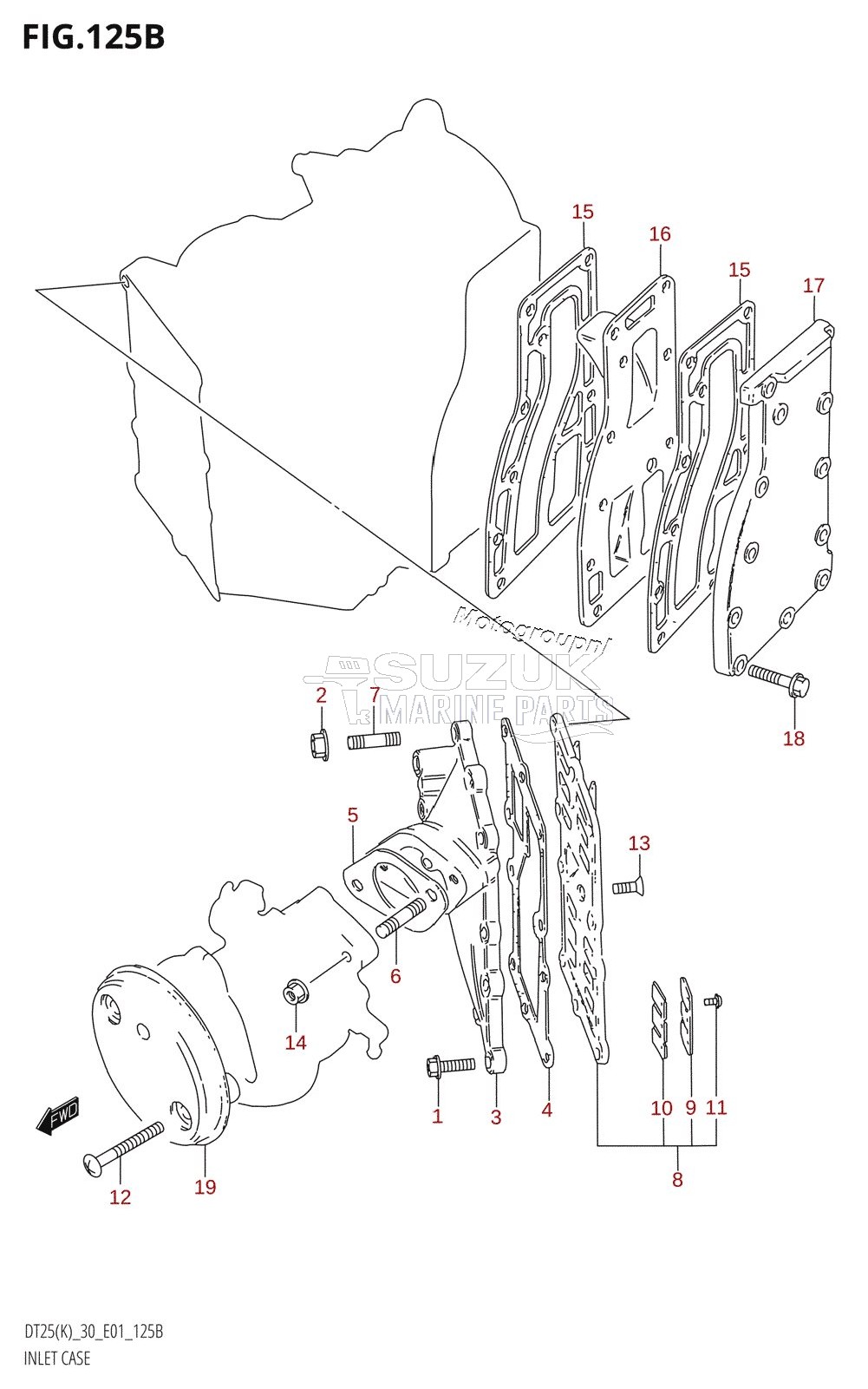 INLET CASE (DT25K)