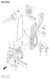 11506F-340001 (2023) 115hp E11 E40-Gen. Export 1-and 2 (DF115BT) DF115BT drawing RECTIFIER / IGNITION COIL