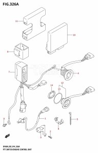 DF60A From 06003F-410001 (E03)  2014 drawing PTT SWITCH /​ ENGINE CONTROL UNIT (DF40A)