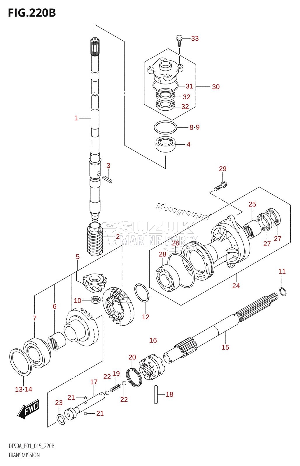 TRANSMISSION (DF70A:E40)