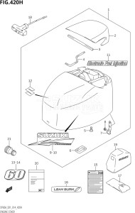 06003F-410001 (2014) 60hp E01 E40-Gen. Export 1 - Costa Rica (DF60AVT  DF60AVTH) DF60A drawing ENGINE COVER (DF60A:E40)