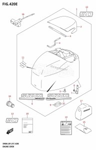 DF50A From 05003F-710001 (E01)  2017 drawing ENGINE COVER (DF50A:E01)