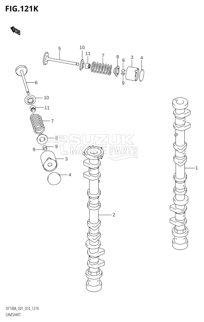 CAMSHAFT (DF140AZ:E40)