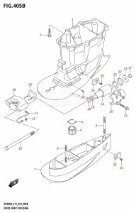 DF250ASS From 25001N-240001 (E03)  2022 drawing DRIVE SHAFT HOUSING (XX-TRANSOM)