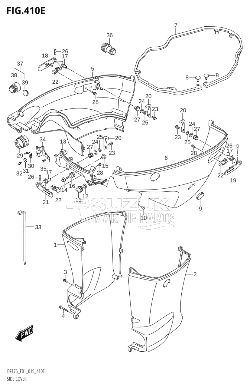 SIDE COVER (DF150Z:E01)