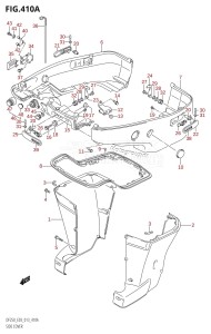 DF250ST From 25004F-310001 (E03)  2013 drawing SIDE COVER (DF200T:E03:X-TRANSOM)