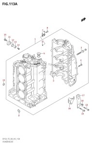 DF150 From 15002F-310001 (E03)  2013 drawing CYLINDER BLOCK