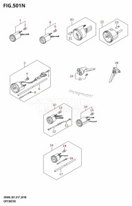 DF50A From 05003F-710001 (E01)  2017 drawing OPT:METER (DF50AVT:E01)