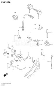 15003P-140001 (2021) 150hp E11-Gen. Export 2 (DF150AP   DF150AP    DF150AP) DF150AP drawing SENSOR