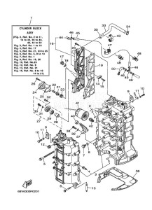 FL115A drawing CYLINDER--CRANKCASE-1