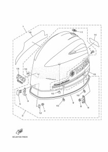 F70AETX drawing TOP-COWLING