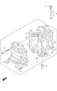 Outboard DF 20A drawing Cylinder Block