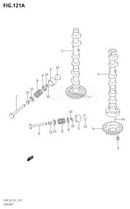 DF40 From 04001F-421001 (E01)  2004 drawing CAMSHAFT