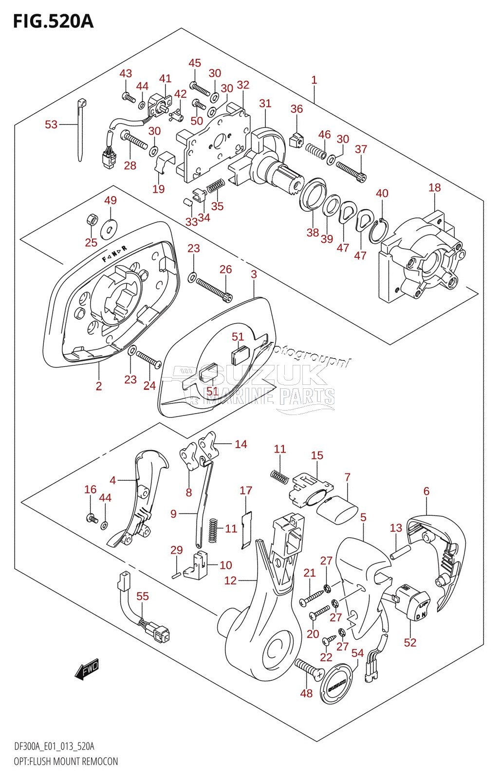 OPT:FLUSH MOUNT REMOCON