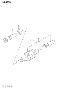 DF150 From 15002F-210001 (E01 E40)  2012 drawing FUEL HOSE (DF175Z:E40)