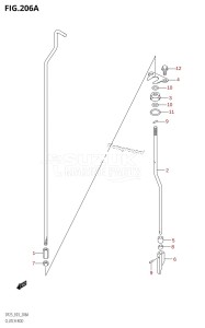 DF25 From 02502F-780001 (E03)  2007 drawing CLUTCH ROD