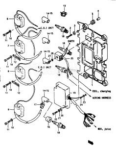 DT115 From 11502-231001 ()  1992 drawing IGNITION