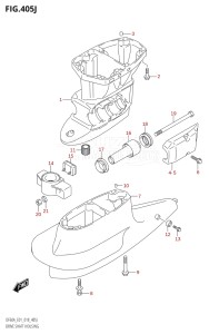 06003F-810001 (2018) 60hp E01 E40-Gen. Export 1 - Costa Rica (DF60AVT  DF60AVTH) DF60A drawing DRIVE SHAFT HOUSING (DF60AVTH:E01,DF60AVTH:E40)