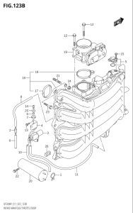 15003P-040001 (2020) 150hp E01 E03 E40-Gen. Export 1 - USA (DF150AP  DF150AP) DF150AP drawing INTAKE MANIFOLD / THROTTLE BODY (022,023)