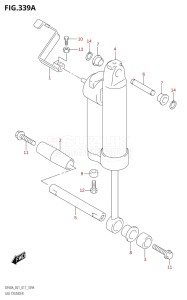 04003F-710001 (2017) 40hp E01-Gen. Export 1 (DF40A  DF40AQH  DF40ATH) DF40A drawing GAS CYLINDER (DF40AQH:E01)