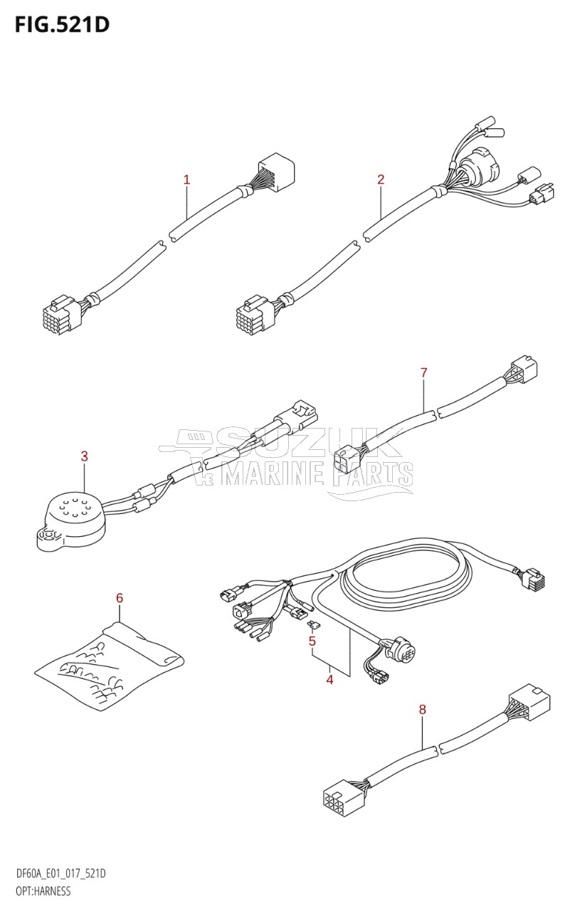 OPT:HARNESS (DF40AST:E34)