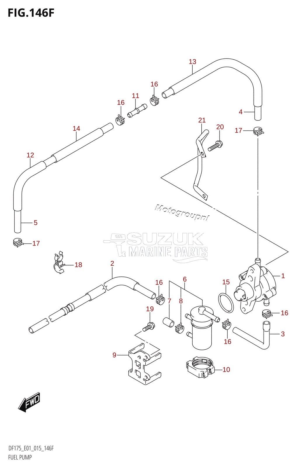 FUEL PUMP (DF150Z:E40)