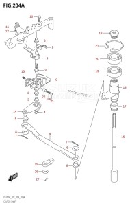 DF200A From 20003F-910001 (E01 E40)  2019 drawing CLUTCH SHAFT (DF200AT,DF175AT,DF175AZ,DF150AT,DF150AZ)