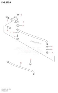 DT25 From 02501K-151001 (E13)  2001 drawing OPT:DRAG LINK