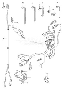 DF25T From 02501 F-030001 ()  2000 drawing HARNESS