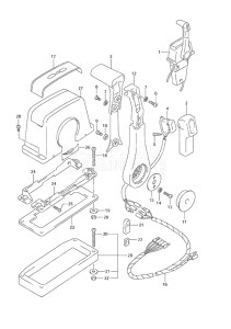 Outboard DF 25 drawing Top Mount Single (1)