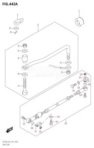 DF140A From 14003F-510001 (E01 E40)  2015 drawing DRAG LINK