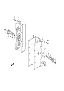 DF 250 drawing Exhaust Cover