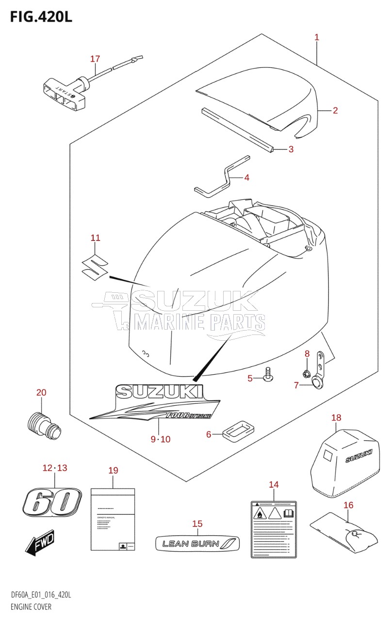 ENGINE COVER (DF60ATH:E01)