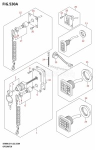 DF250A From 25003P-240001 (E11 E40)  2022 drawing OPT:SWITCH (020,021)