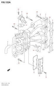 DF115T From 11501F-880001 (E01 E40)  2008 drawing INTAKE MANIFOLD