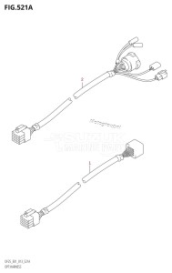 DF25 From 02503F-310001 (E01)  2013 drawing OPT:HARNESS (DF25R:E01)