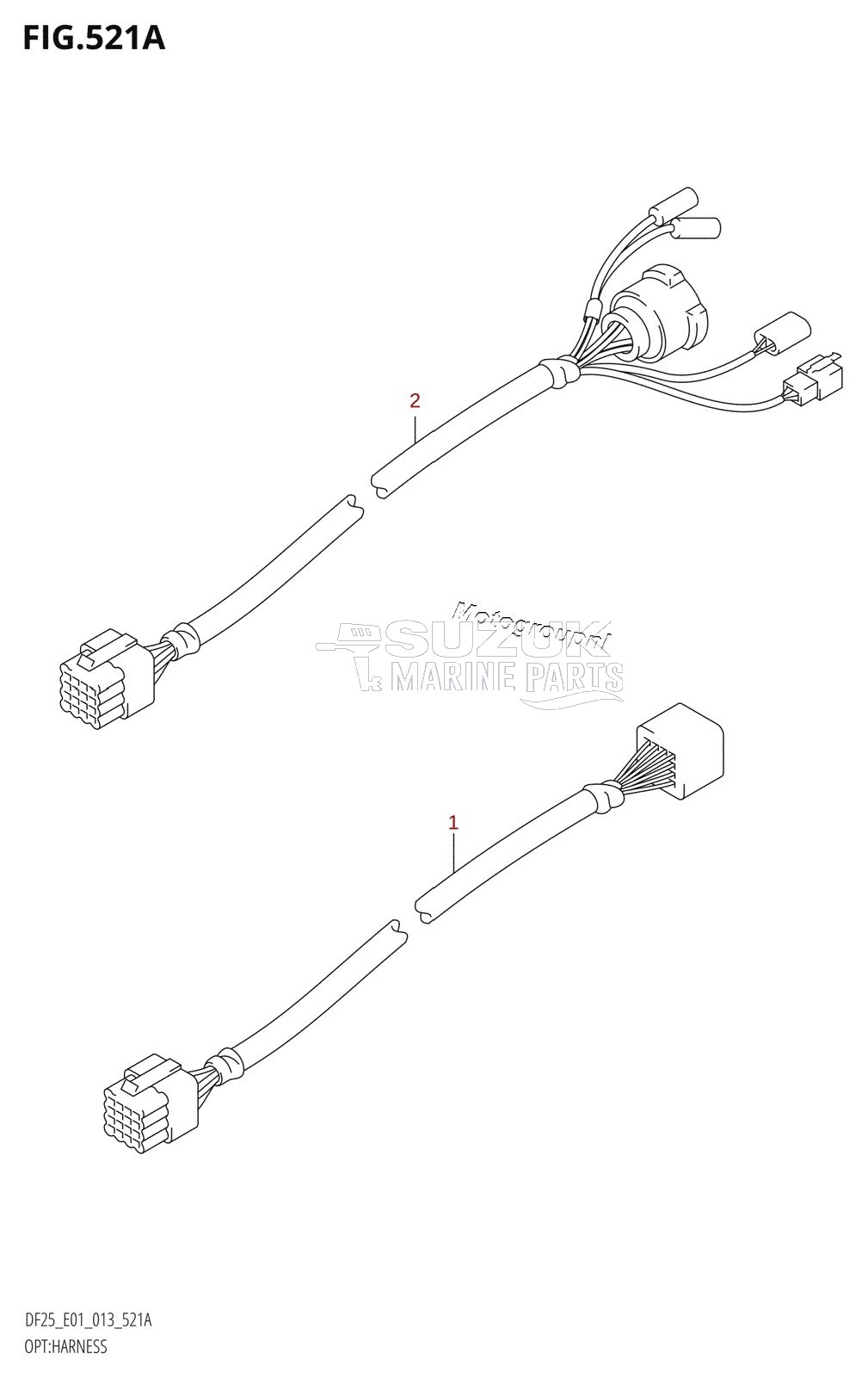 OPT:HARNESS (DF25R:E01)