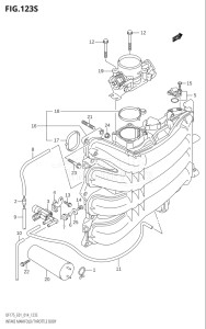 17502Z-410001 (2014) 175hp E01 E40-Gen. Export 1 - Costa Rica (DF175Z    DF175ZG) DF175Z drawing INTAKE MANIFOLD / THROTTLE BODY (DF175ZG:E40)