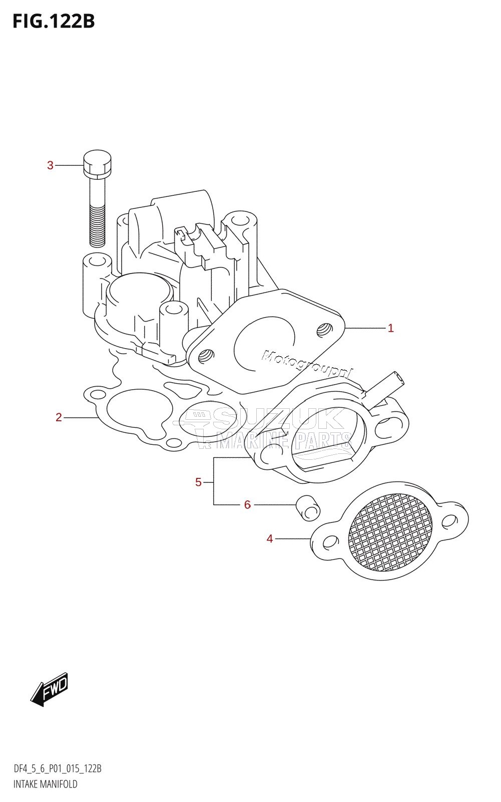 INTAKE MANIFOLD (DF5:P01)