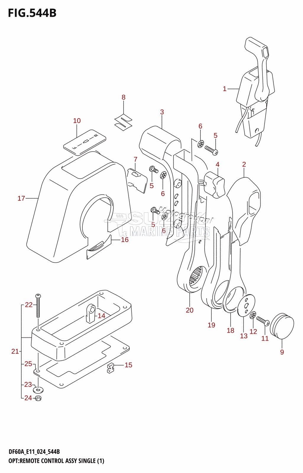 OPT:REMOTE CONTROL ASSY SINGLE (1)