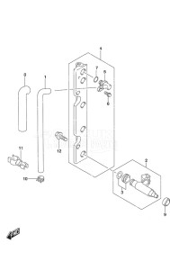 DF 70A drawing Fuel Injector