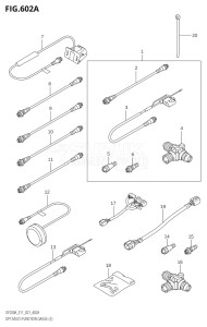 17503F-140001 (2021) 175hp E11 E40-Gen. Export 1-and 2 (DF175AT) DF175A drawing OPT:MULTI FUNCTION GAUGE (2)