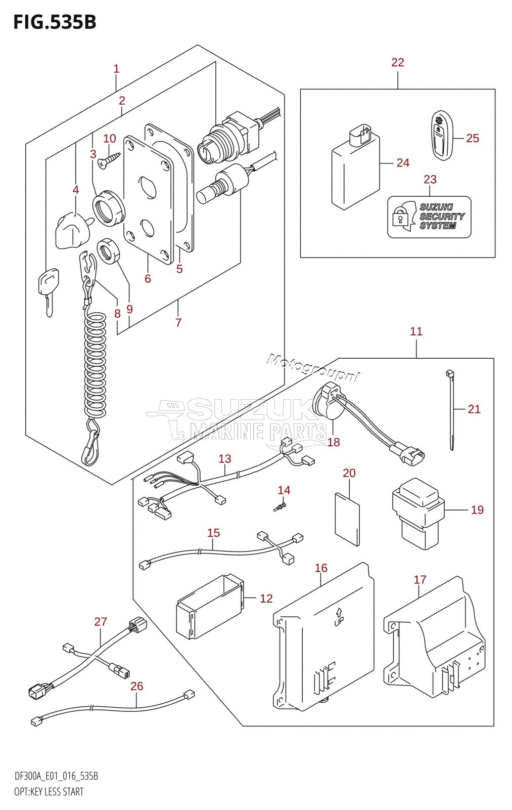 OPT:KEY LESS START (DF250A:E01)