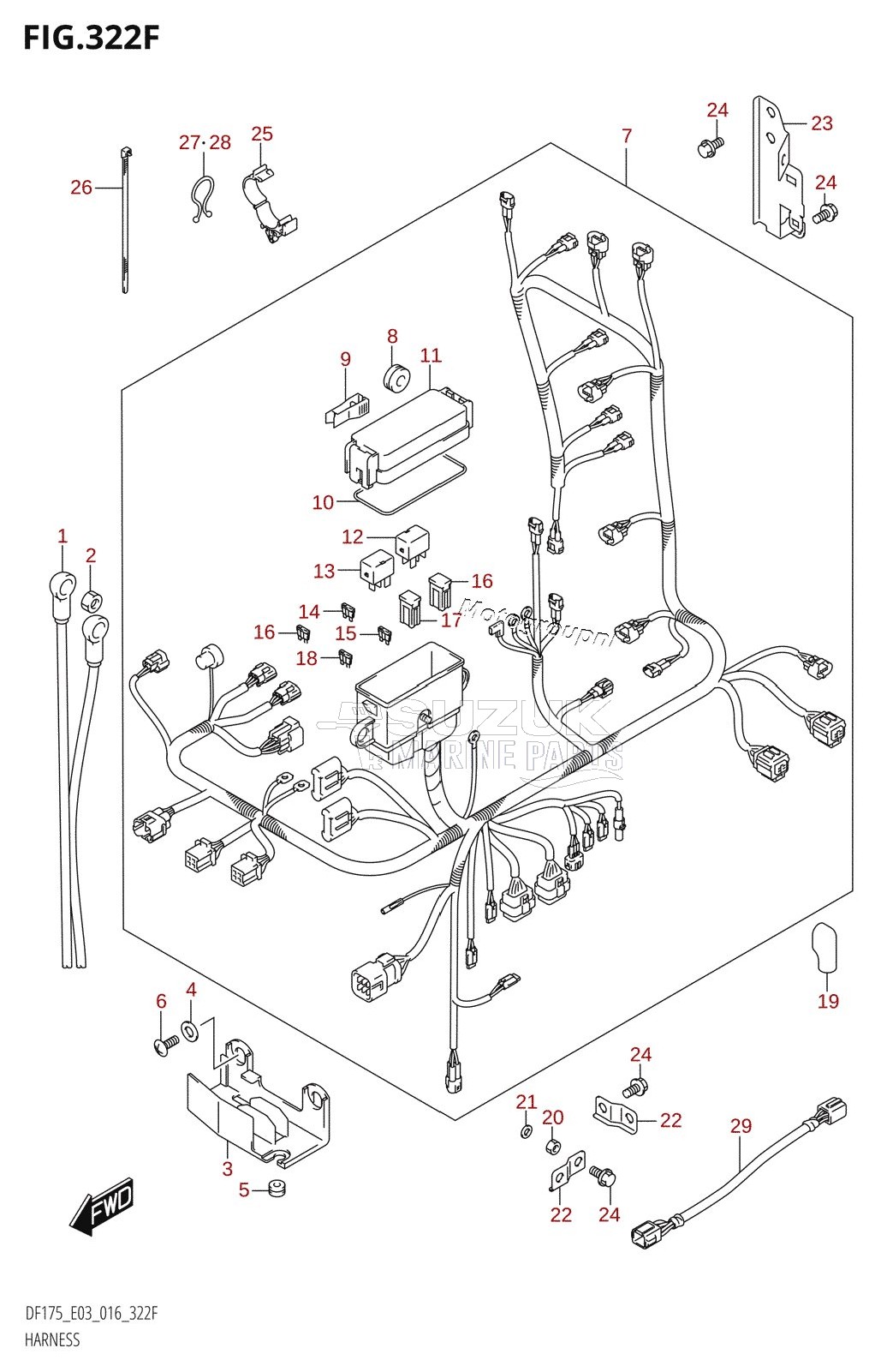 HARNESS (DF175TG:E03)