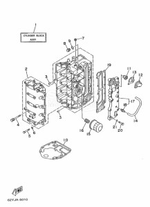 F50A drawing CYLINDER--CRANKCASE